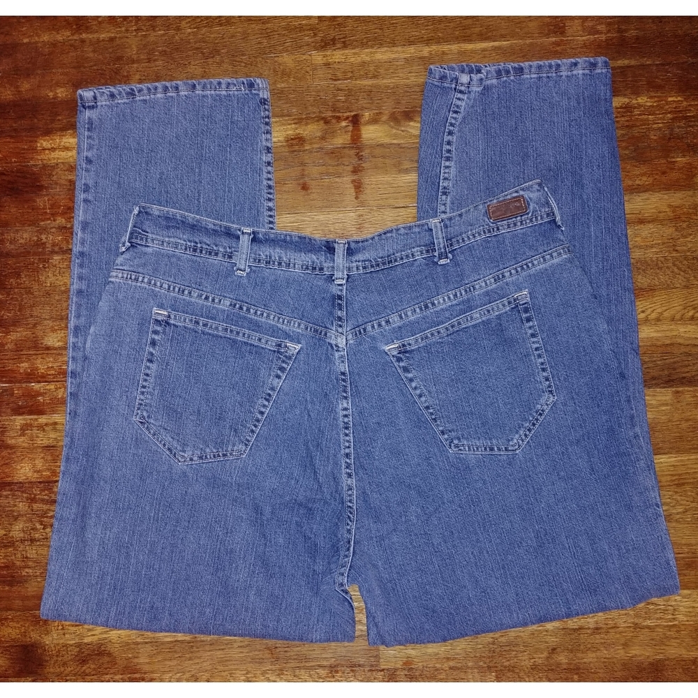Lee Rider vintage Retro blue denim bootcut jeans